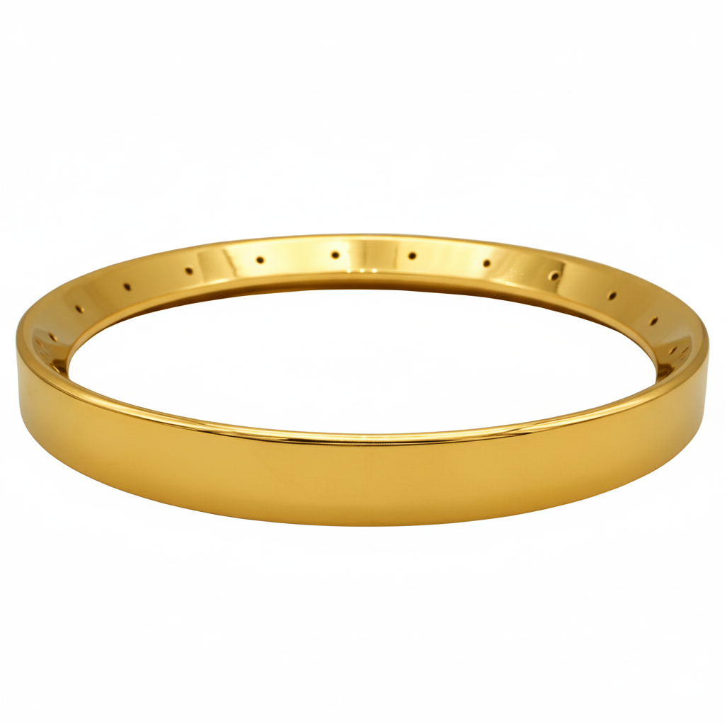 11" Flat Top - 20 Hole - Bell Brass - Gold